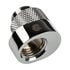 Bitspower X-Cross Adapter G1/4 inch male to G1/4 inch female - 5mm offset, silver image number null