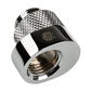 Bitspower X-Cross Adapter G1/4 inch male to G1/4 inch female - 5mm offset, silver