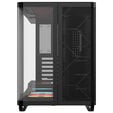 Corsair AIR 5400 LX-R LINK PC Case, Mid-Tower, Tempered Glass, RGB - includes 3x 120mm Fans, black image number null
