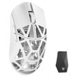 WLMOUSE Beast X Max Solid Sides Gaming Maus, Omron Optical Switches - wei&szlig; image number null