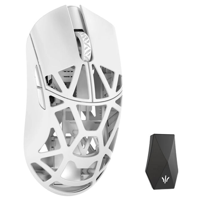 WLMOUSE Beast X Max Solid Sides Gaming Maus, Omron Optical Switches - wei&szlig; image number 0
