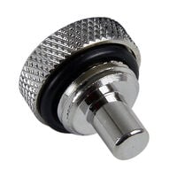 Bitspower plug with temperature sensor G1/4 inch female thread - 90 cm, shiny silver