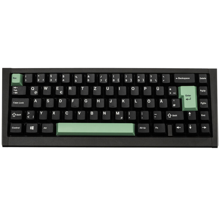 GMK Additional Kit, ABS-Keycaps, Double-Shot, Erweiterungsset für ISO & ANSI - pastell grün image number 1