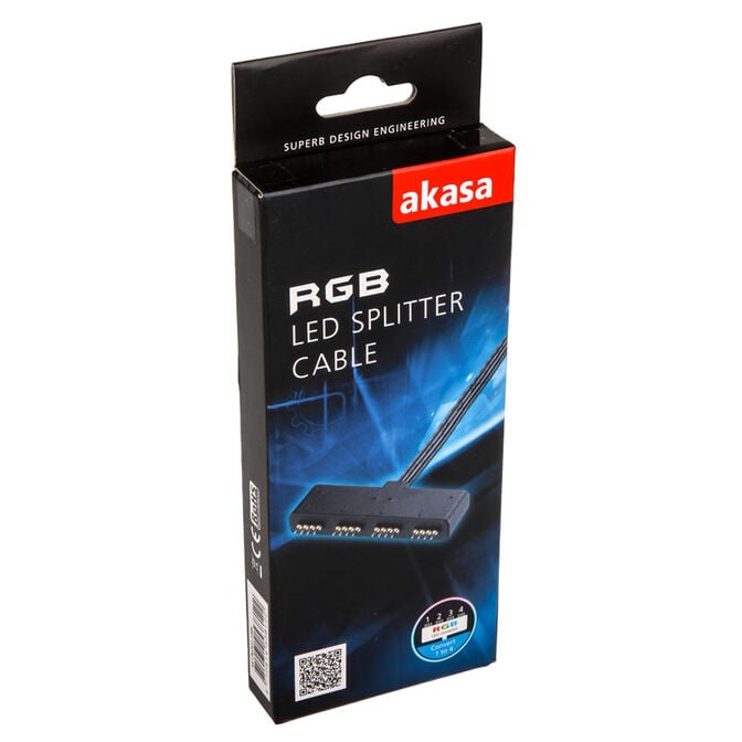 Akasa RGB LED Splitter Kabel image number 2