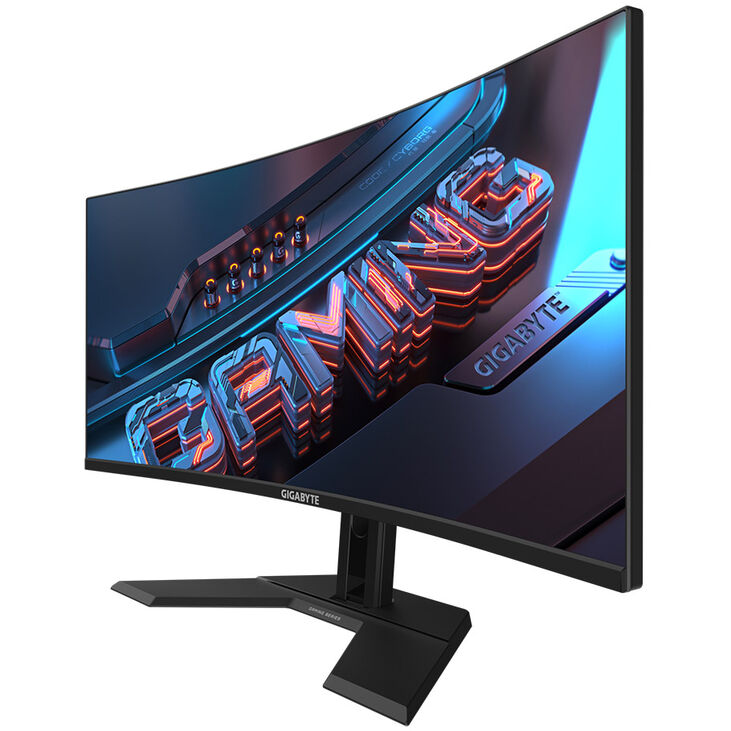 GIGABYTE GS34WQC, 34 inch Curved Gaming Monitor, 135 Hz, VA, FreeSync Premium image number 2