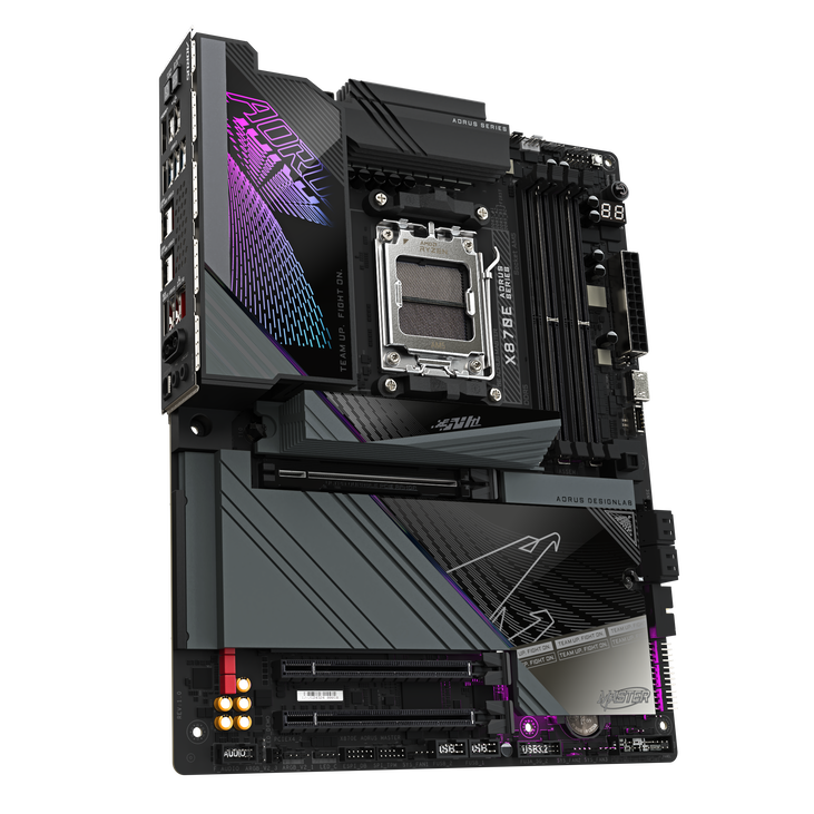 Gigabyte X870E AORUS Master Mainboard, Sockel AM5, AMD X870E, ATX, DDR5 image number 2