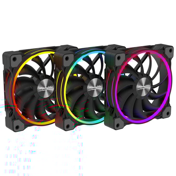 Alpenföhn 120mm Wing Boost 3 ARGB PWM-Lüfter, Triple - schwarz image number 0