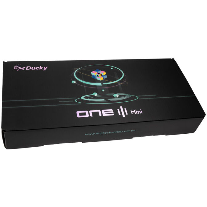 Ducky One 3 Aura Black Mini Gaming Tastatur, RGB LED - MX-Speed-Silver image number 9