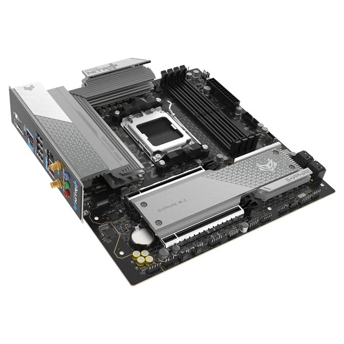 Sapphire Nitro+ B850M WiFi Mainboard, Sockel AM5, AMD B850, mATX, DDR5 image number 4