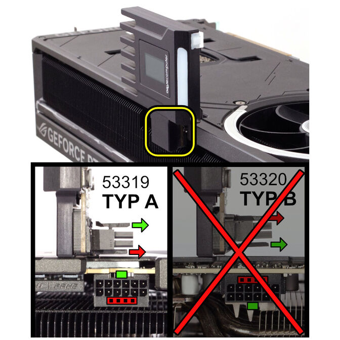 Aqua Computer AMPINEL 12V-2x6 Grafikkarten-Power-Management, 650 W, OLED, RGBpx - Typ A image number 3
