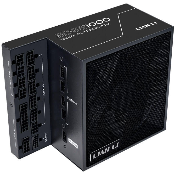 Lian Li EDGE EG1000 80 PLUS Platinum Netzteil, PCIe 5.1, ATX 3.1 - 1000 Watt, schwarz image number 0