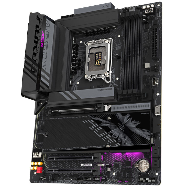 GIGABYTE Z890 Aorus Elite WiFi7 Mainboard, Sockel LGA 1851, Intel Z890, ATX, DDR5 image number 4