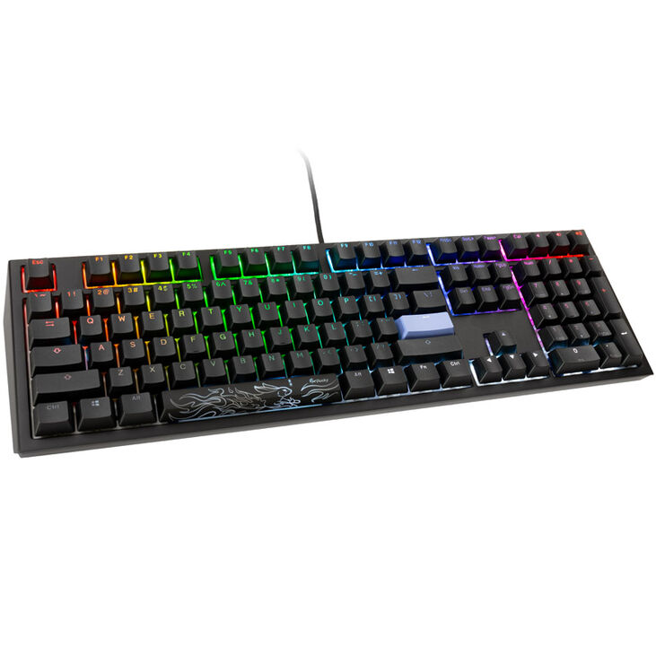 Ducky Shine 7 PBT Gaming Tastatur - MX-Black  (US), RGB LED, blackout image number 0
