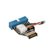 Akasa Adapter intern USB 3.1 zu intern USB 3.0 - 40 cm image number null