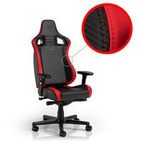 noblechairs EPIC Compact Gaming Chair  - Black/Carbon/Red