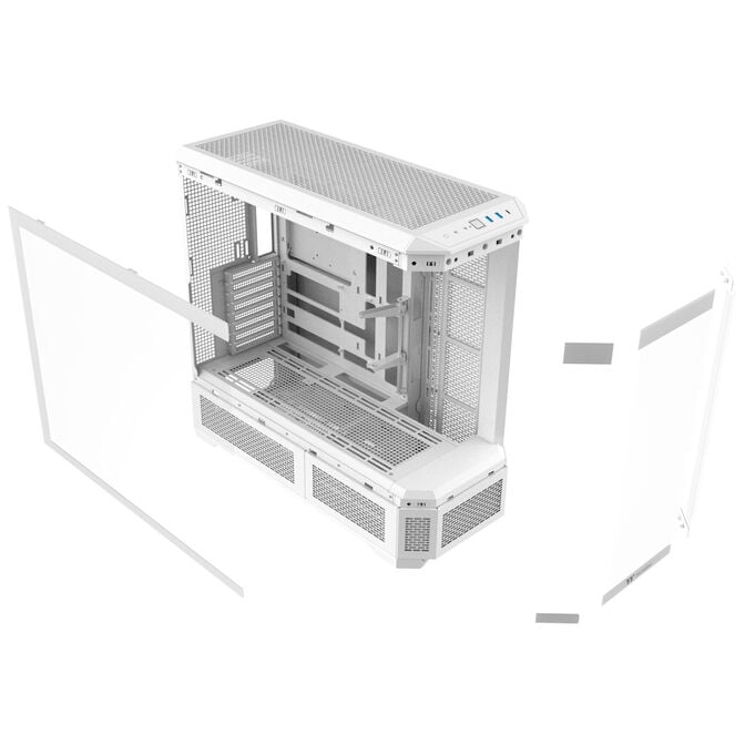 Thermaltake View 600 TG PC-Geh&auml;use, Big-Tower, E-ATX, ARGB, Tempered Glass - wei&szlig; image number 6