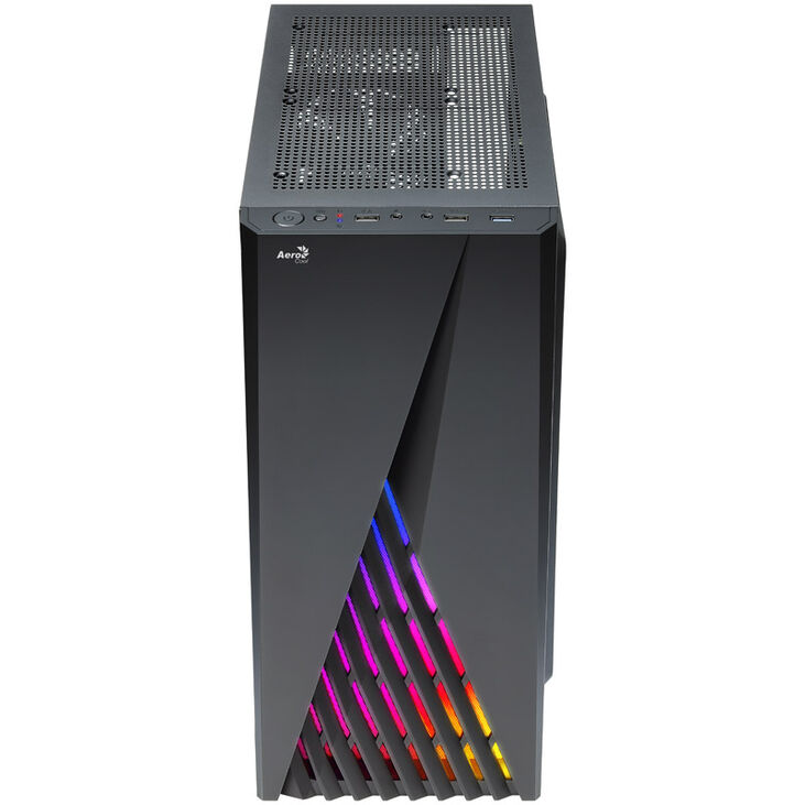 Aerocool Delta-A-BK-v1 Mid Tower, acrylic glass - Black image number 1