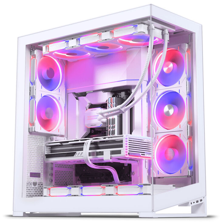 PHANTEKS NV9 MK2 PC-Gehäuse, Big-Tower, EATX, DRGB, Tempered Glass - weiß image number 1
