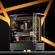 Jonsbo TK-5 PC-Geh&auml;use, Midi-Tower, ATX, Tempered Glass - schwarz image number null