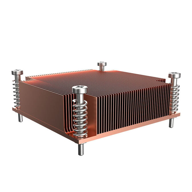 Akasa 1U CPU-K&uuml;hler, f&uuml;r Server - Kupfer image number 3