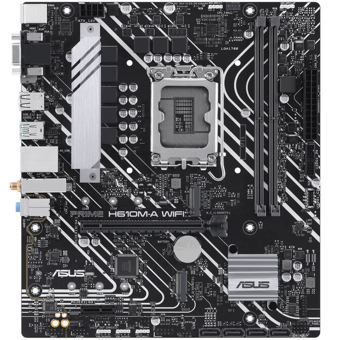ASUS Prime H610M-A WIFI, Intel H610 motherboard - Socket 1700, DDR5 image number 2