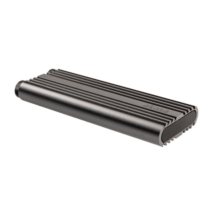 Akasa externes M.2 NVMe Gehäuse, USB 3.2, Aluminium - silber image number 1
