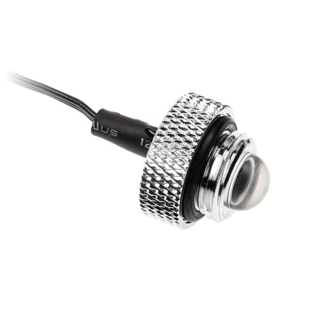 XSPC ARGB LED Stop Plug, G1/4, 5V 3Pin - chrome image number 0