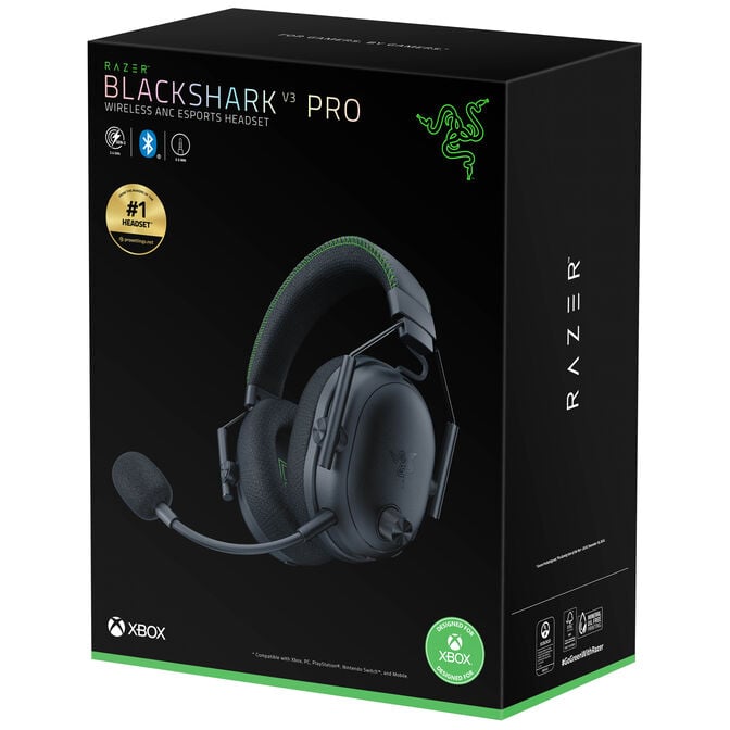 Razer BlackShark V3 Pro Gaming Headset, for Xbox - black image number 9
