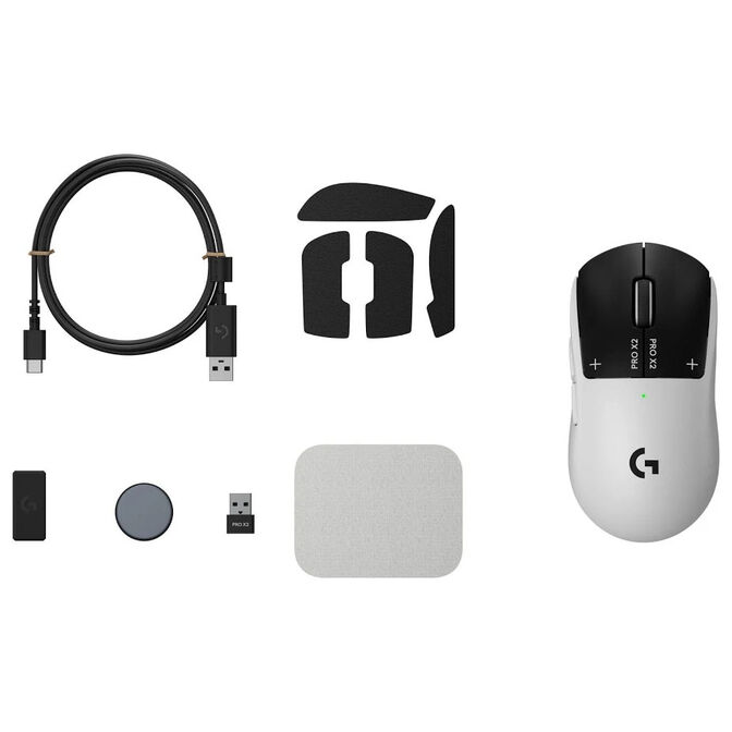 Logitech G Pro X2 Superstrike Lightspeed kabellose Gaming-Maus - schwarz/wei&szlig; image number 8