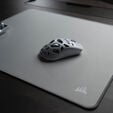 CORSAIR MM Gaming-Mauspad, Stoffoberfl&auml;che, Anti-Fray-Kanten - grau, L image number null