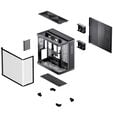 Jonsbo TK-4 Geh&auml;use, Midi-Tower, ATX, Tempered Glass - schwarz image number null