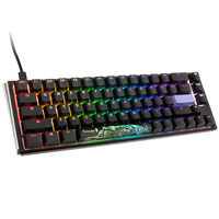 Ducky One 3 Classic Black/White SF Gaming Tastatur, RGB LED - MX-Red (US)