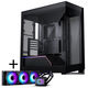 PHANTEKS NV Series NV5 MK2 ATX Case, Tempered Glass, DRGB - Satin Black + Glacier One 360M25 Gen2 DRGB AiO Water Cooling - 360mm