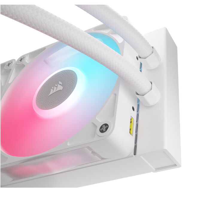 Corsair iCUE LINK Titan 360 RX LCD Komplett-Wasserk&uuml;hlung, RGB - 360mm, wei&szlig; image number 4