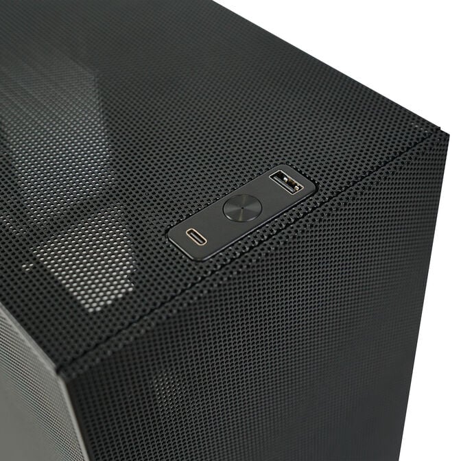 SSUPD Meshroom S V2 PC Case, Mini Case, ATX, Mesh &ndash; Black image number 3