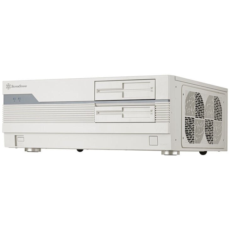 Silverstone FLP01 PC case, HTPC, SSI-CEB/ATX - white image number 0