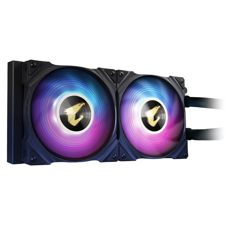GIGABYTE AORUS Waterforce X 240 D-RGB AIO Cooler - 240 mm, black image number 1