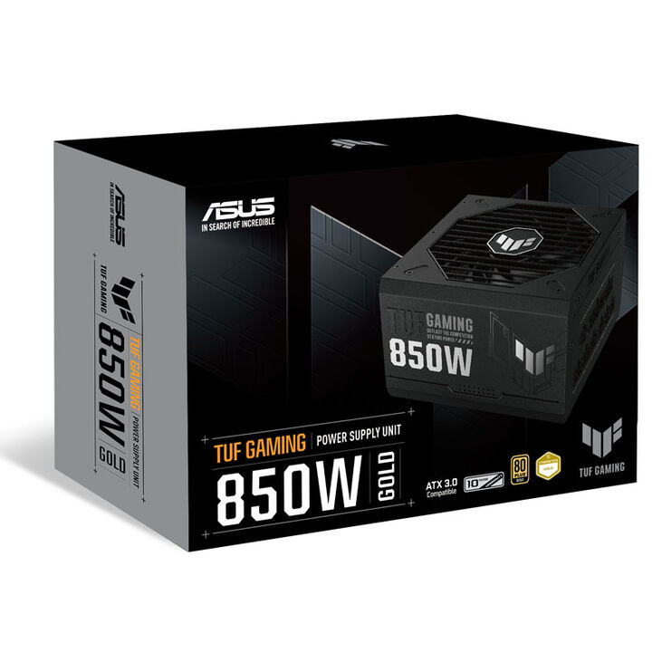 ASUS TUF Gaming 850W Gold 80 PLUS Gold power supply, modular - 850 Watt image number 9