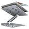 AXAGON HMC-STND Stand for Laptops and Tablets, USB-C Hub - silver