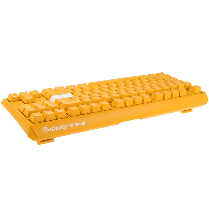 Ducky One 3 Yellow TKL Gaming Tastatur, RGB LED - MX-Black (US) image number 2