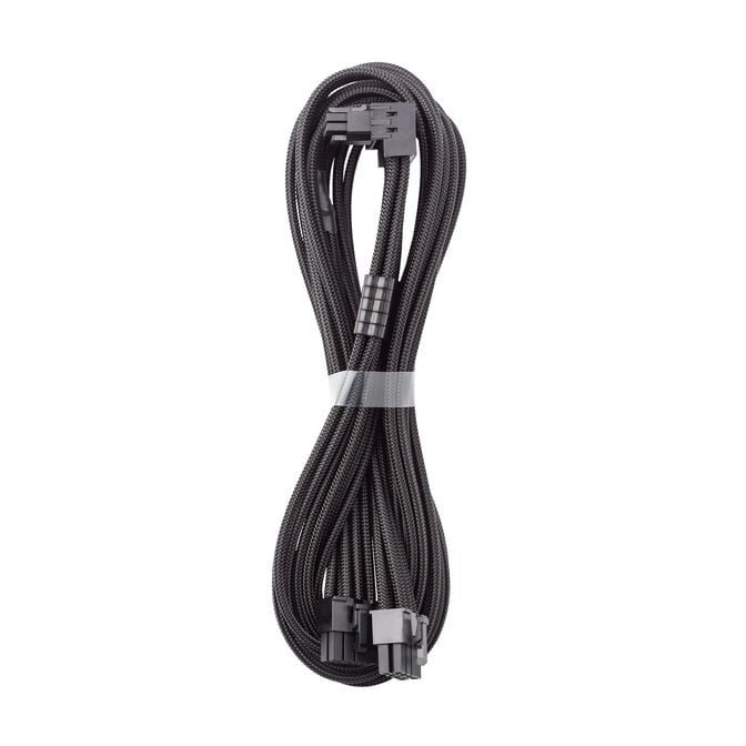 CableMod C-Series Pro Connection Cable - Variant A, 90&deg;, 16-Pin to 2x 8-Pin PCIe, black image number 0