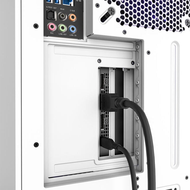 NZXT Riser PCIE 4.0 Riser Kit - white image number 4