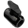Alphacool Eiszapfen 2 Wege Kugelhahn G1/4 - schwarz image number null