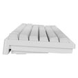 Ducky Zero 6108 Pure White Wireless Gaming Keyboard, RGB - Cherry MX2A Blue, ANSI (US) image number null