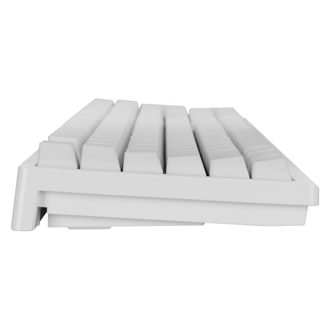 Ducky Zero 6108 Pure White Wireless Gaming Keyboard, RGB - Cherry MX2A Blue, ANSI (US) image number 4
