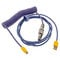 Ducky Premicord Horizon coiled cable, USB Type C to Type A - 1.8m