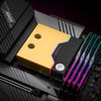 Ek Water Blocks EK-Quantum Velocity&sup2; D-RGB - 1700 - nickel + gold image number null