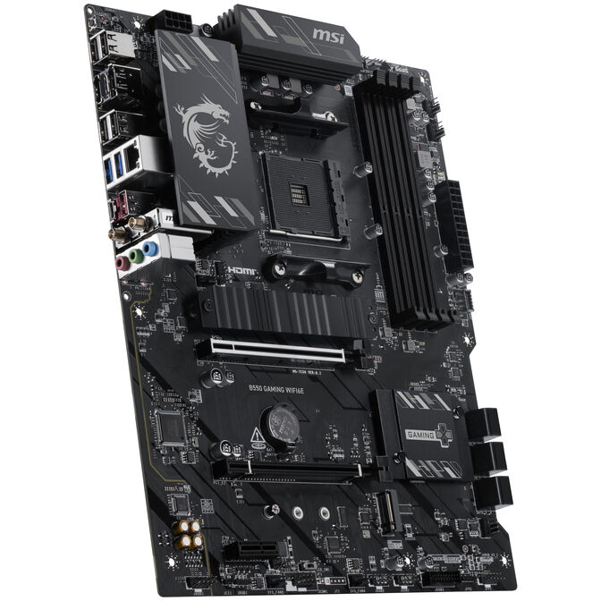 MSI MPG B550 Gaming WIFI6E, Sockel AM4, AMD B550, ATX, DDR4 image number 1