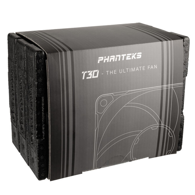 PHANTEKS T30 PWM 120mm Fan - black + 3-pack image number 7