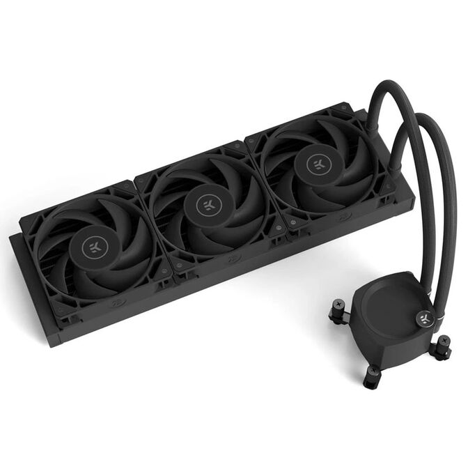 EK Water Blocks EK-Nucleus AIO CR360 Dark AiO Wasserk&uuml;hlung - Schwarz image number 1